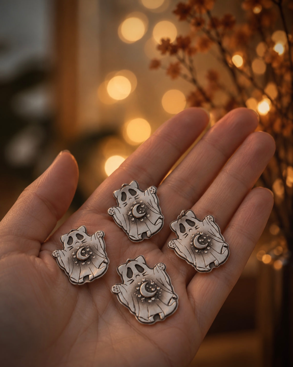 The Ghost Kitten Necklace