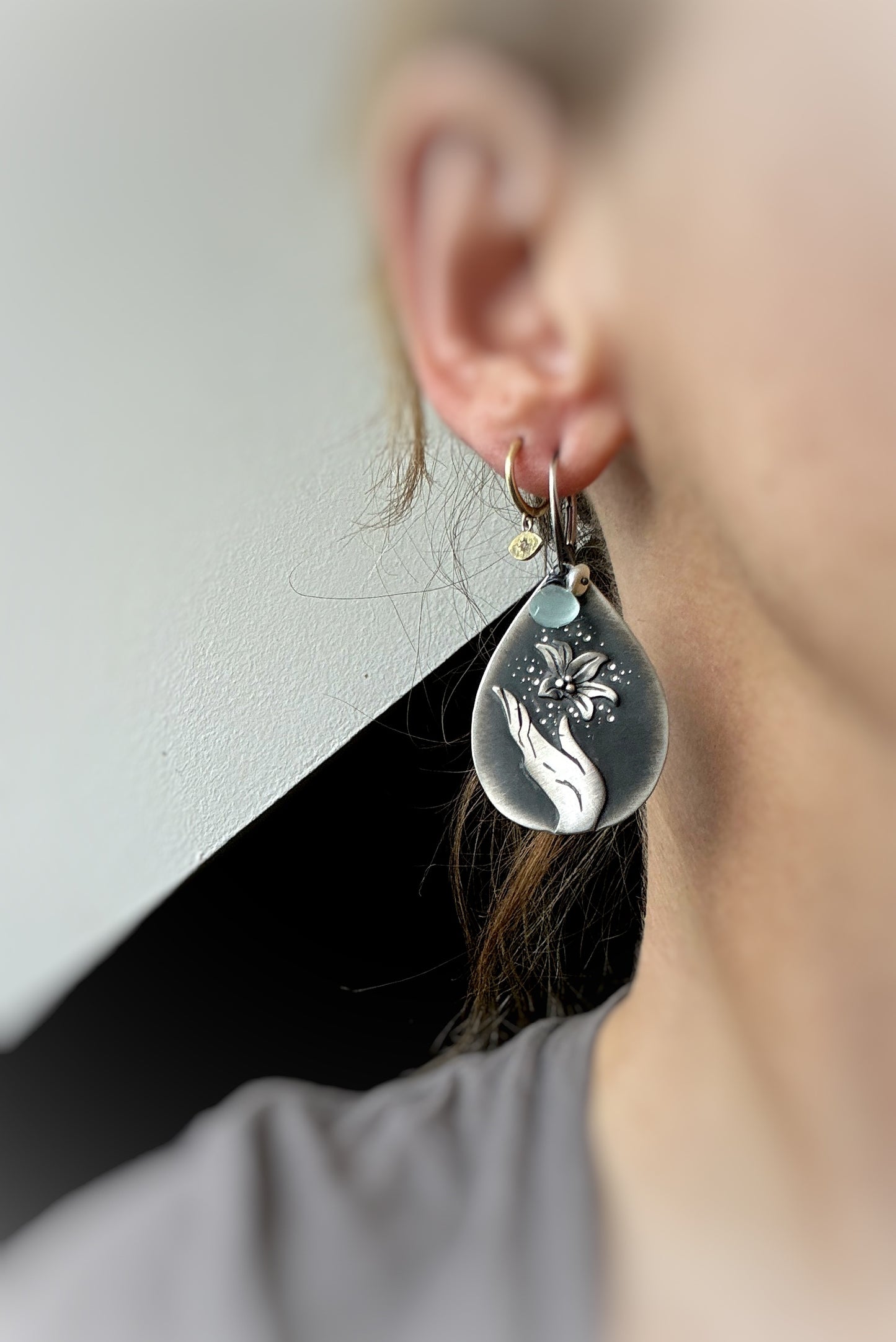 The Lily Drop Earrings