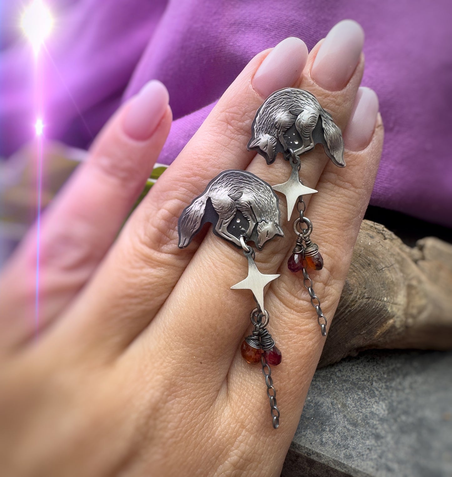 The Spring Fox Earrings