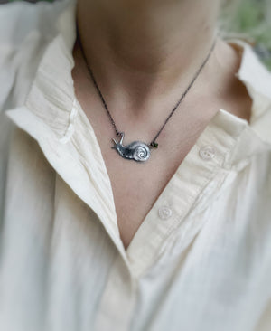 The Summer Snail Necklace