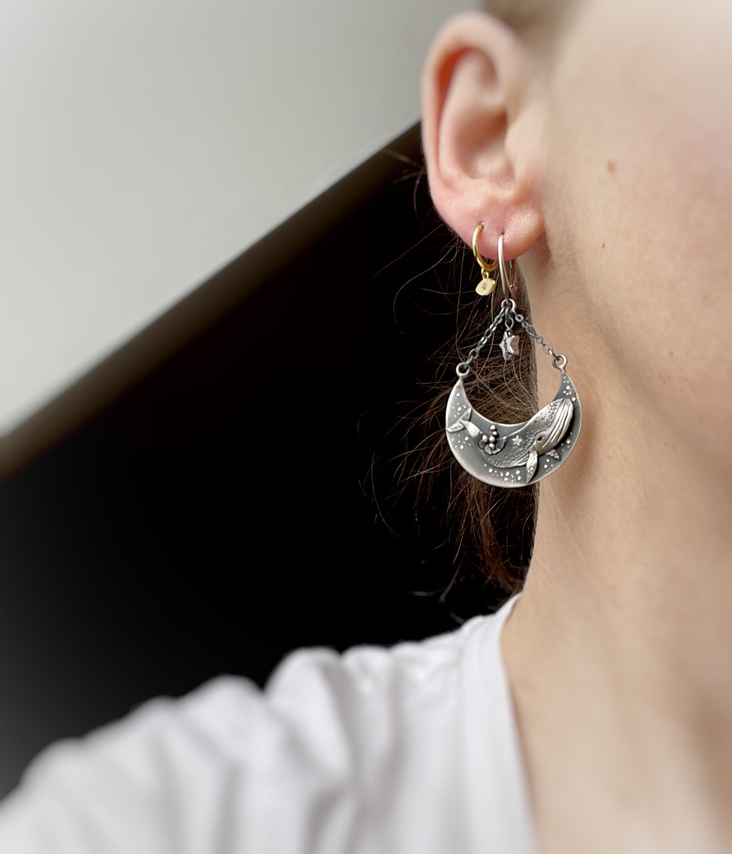 The Humpback Swing Earrings