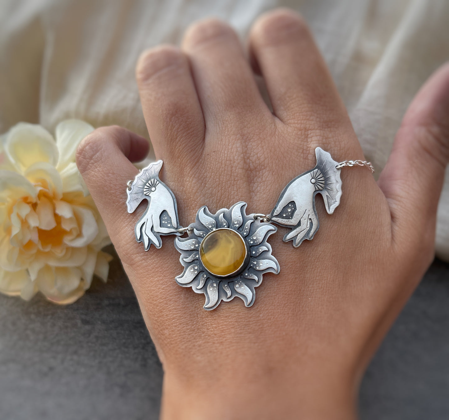 Holding The Sun Necklace