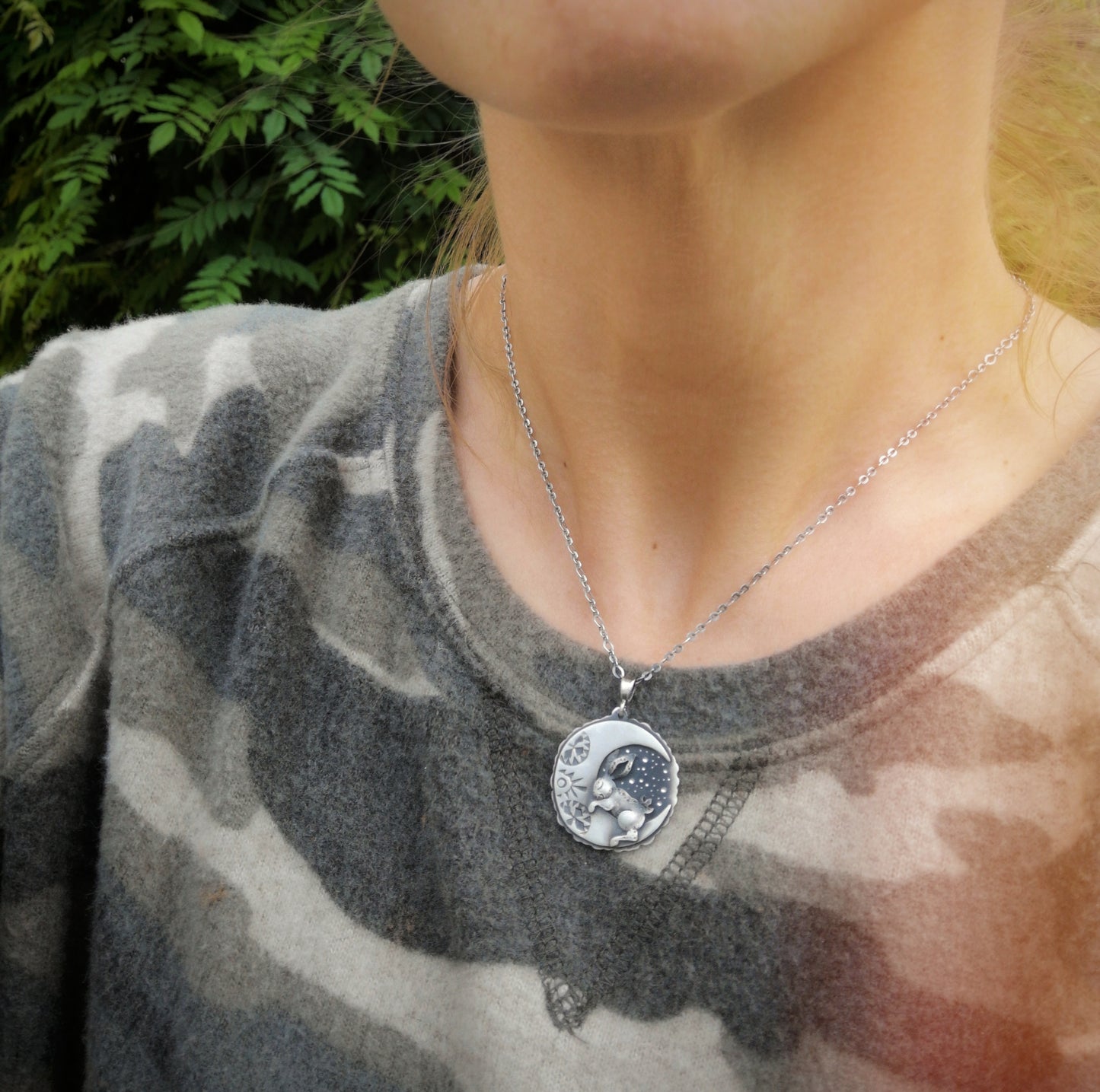 The Sleeping Bunny Necklace