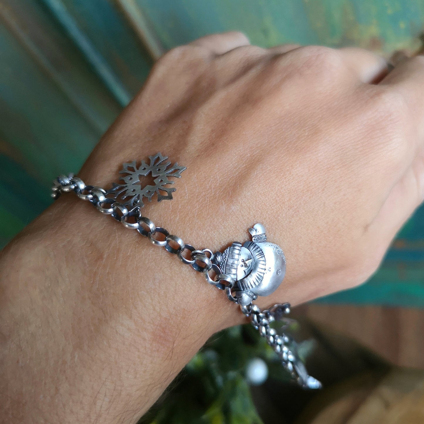 Let it Snow Charm Bracelet