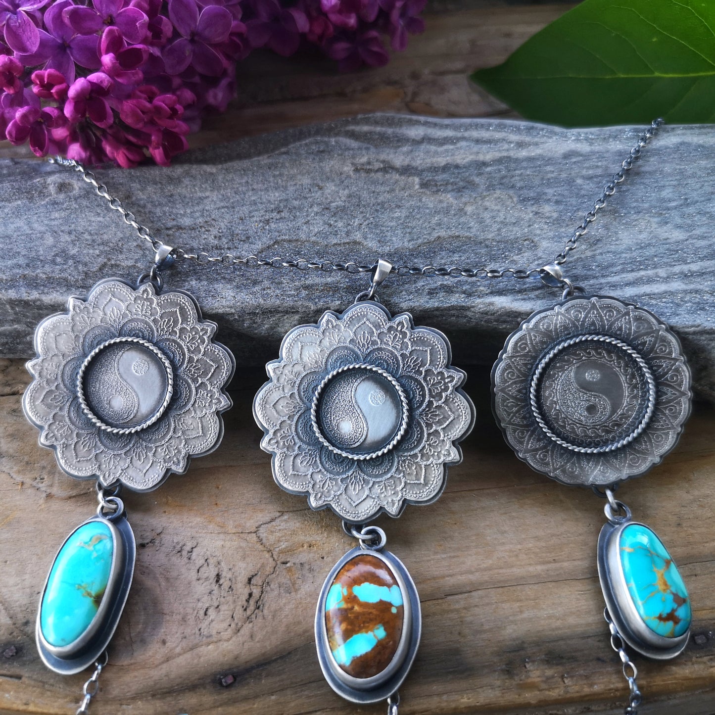 The Yin Yang - Mandala Necklce III