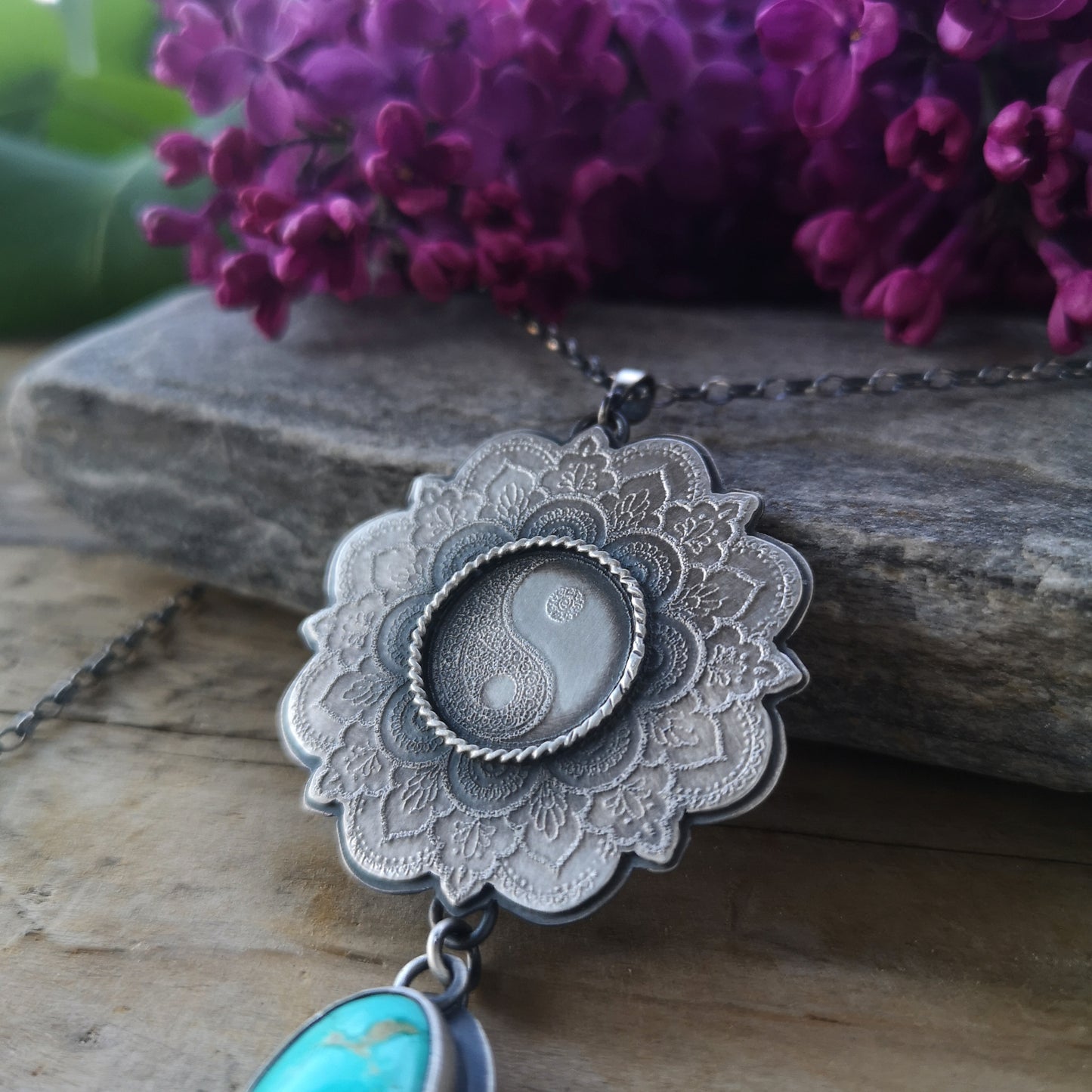 The Yin Yang - Mandala Necklce I
