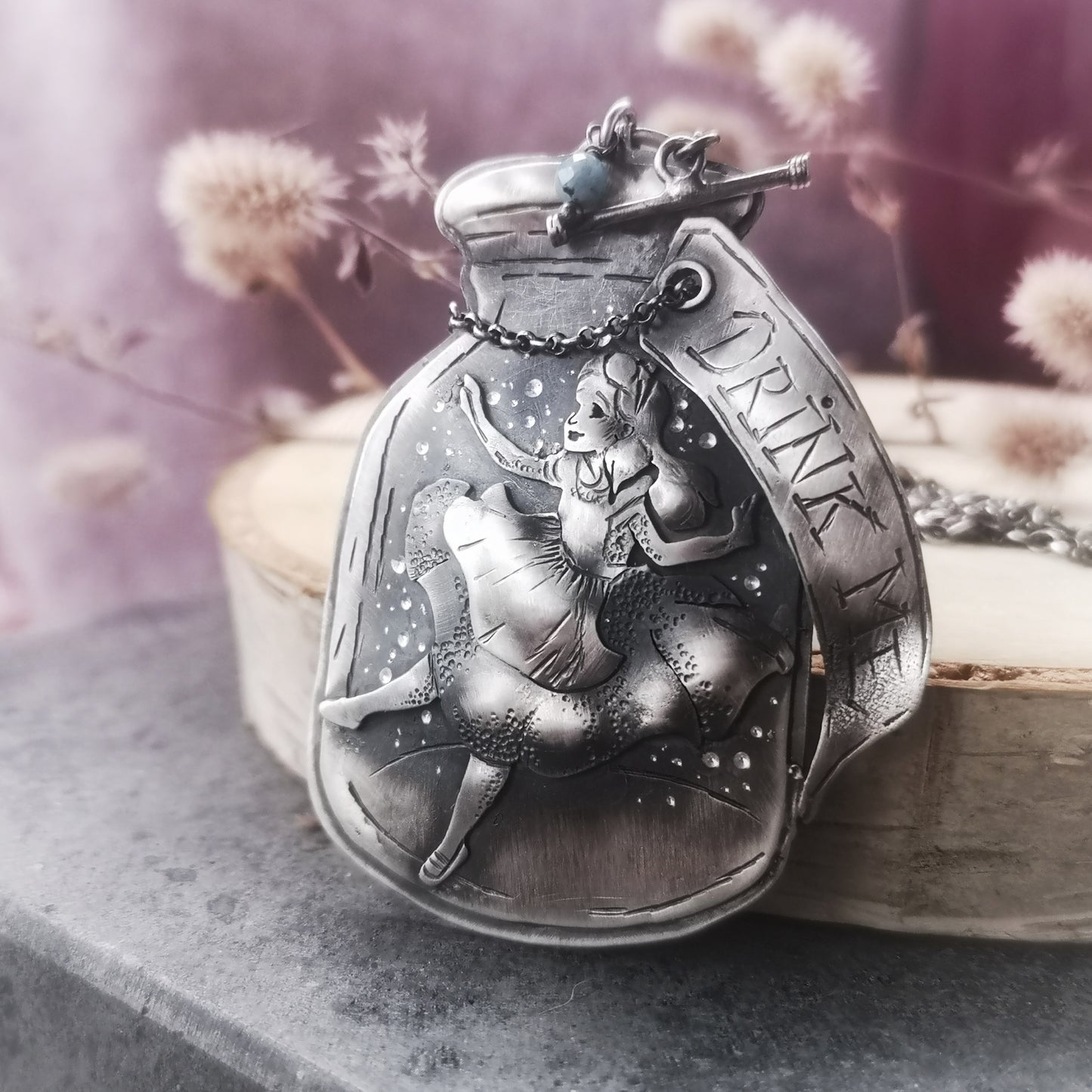 Drink Me! - Alice in Wonderland Necklace