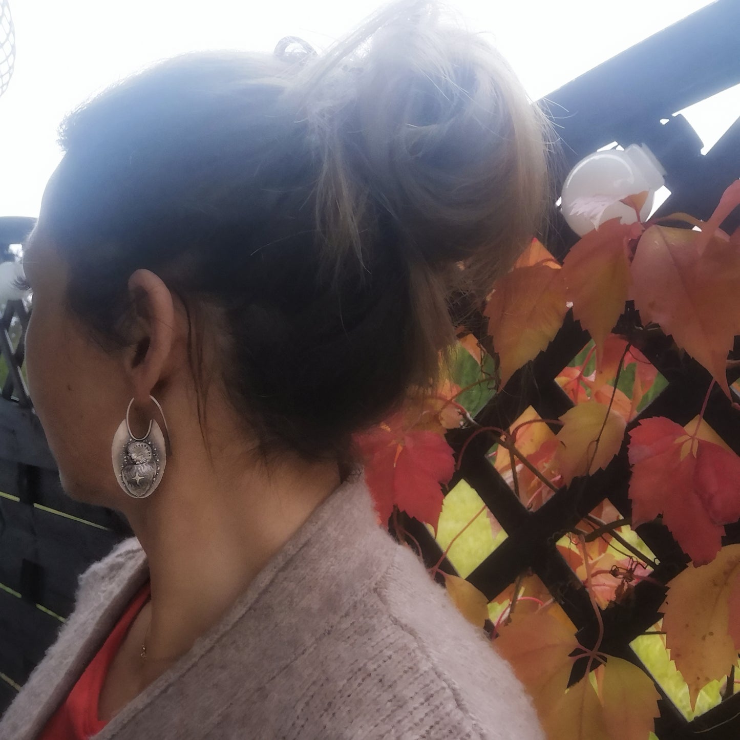 Sleeping Barn Owl Earrings
