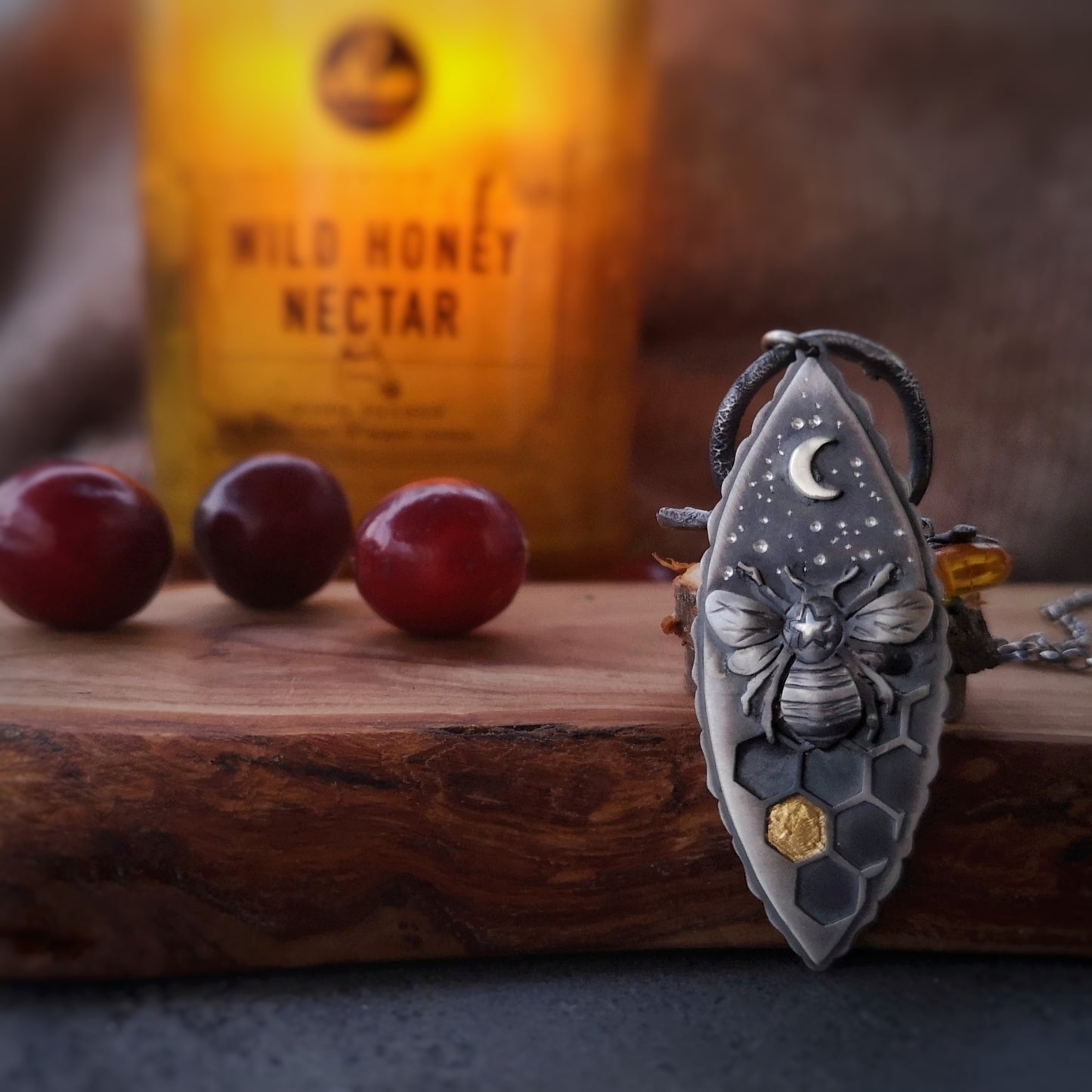 The Honey Bee - Keum Boo Necklace
