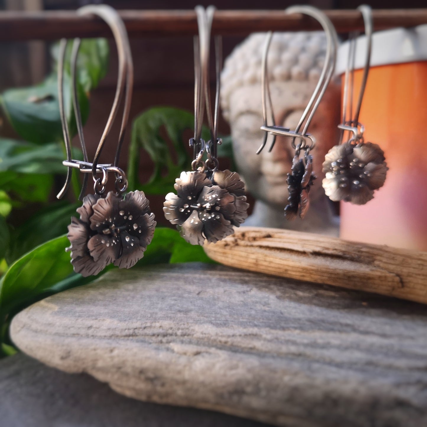 The Hibiscus Earrings