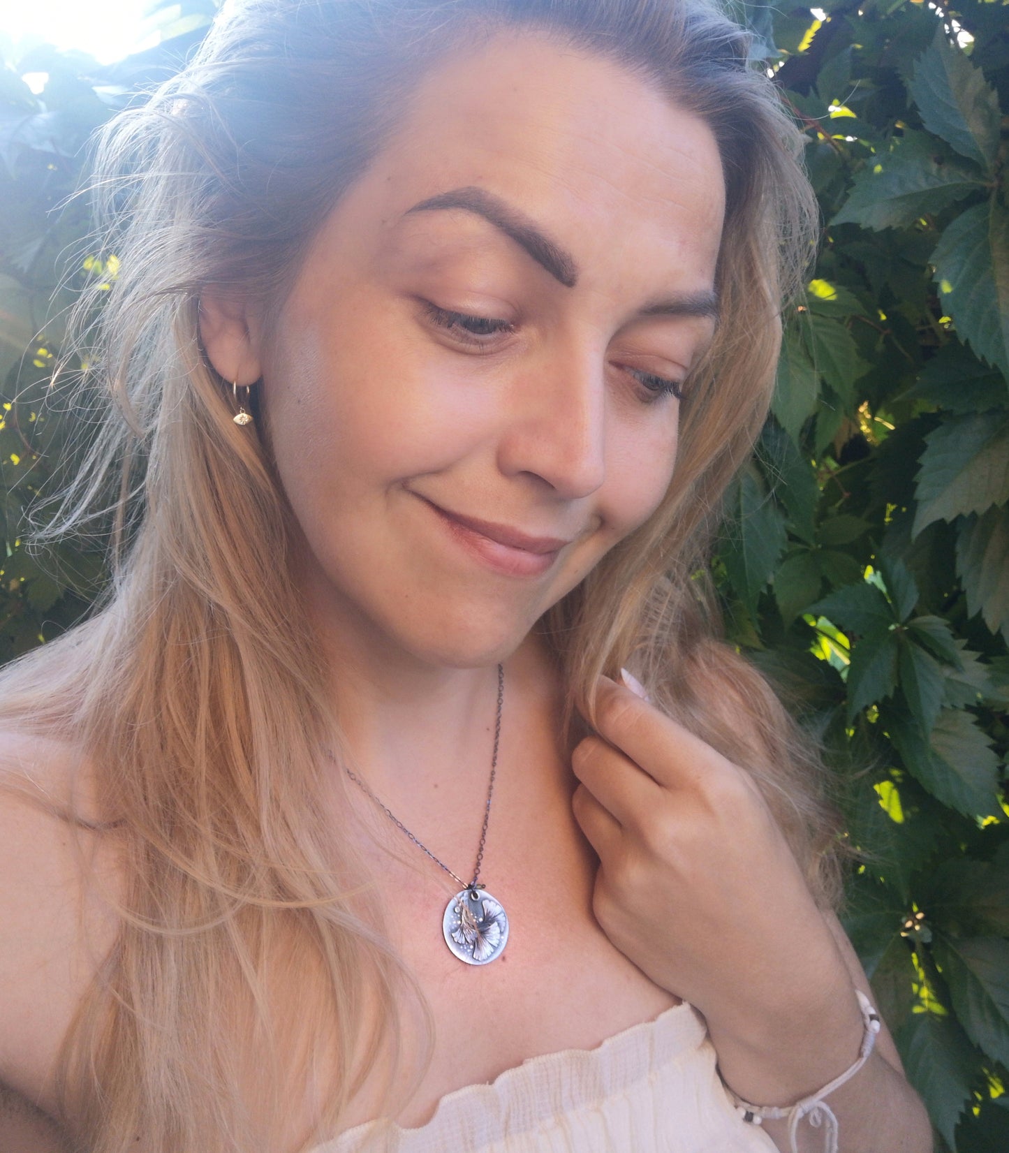 The Gingko Necklace No1