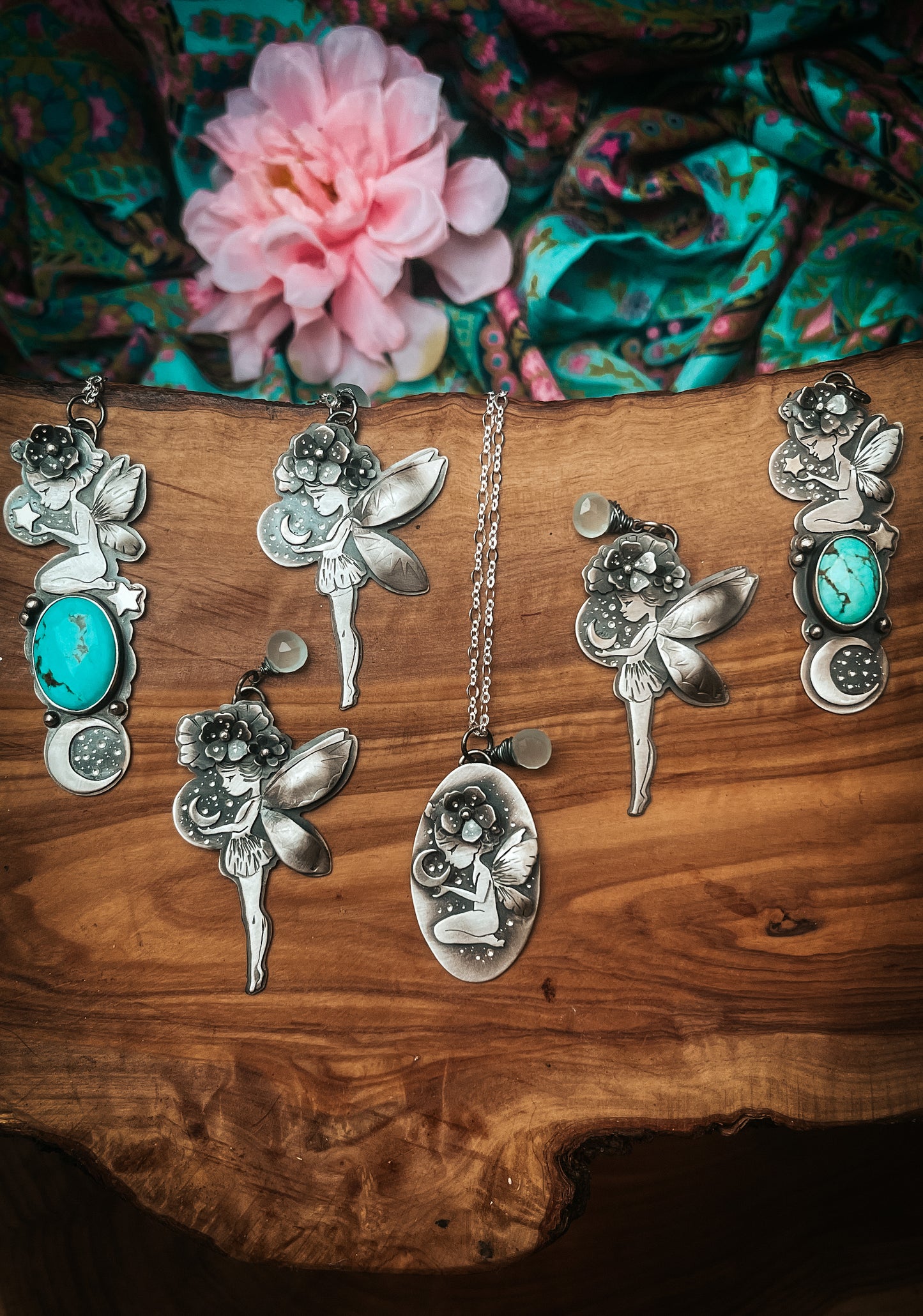 Fairy & Moon Necklace