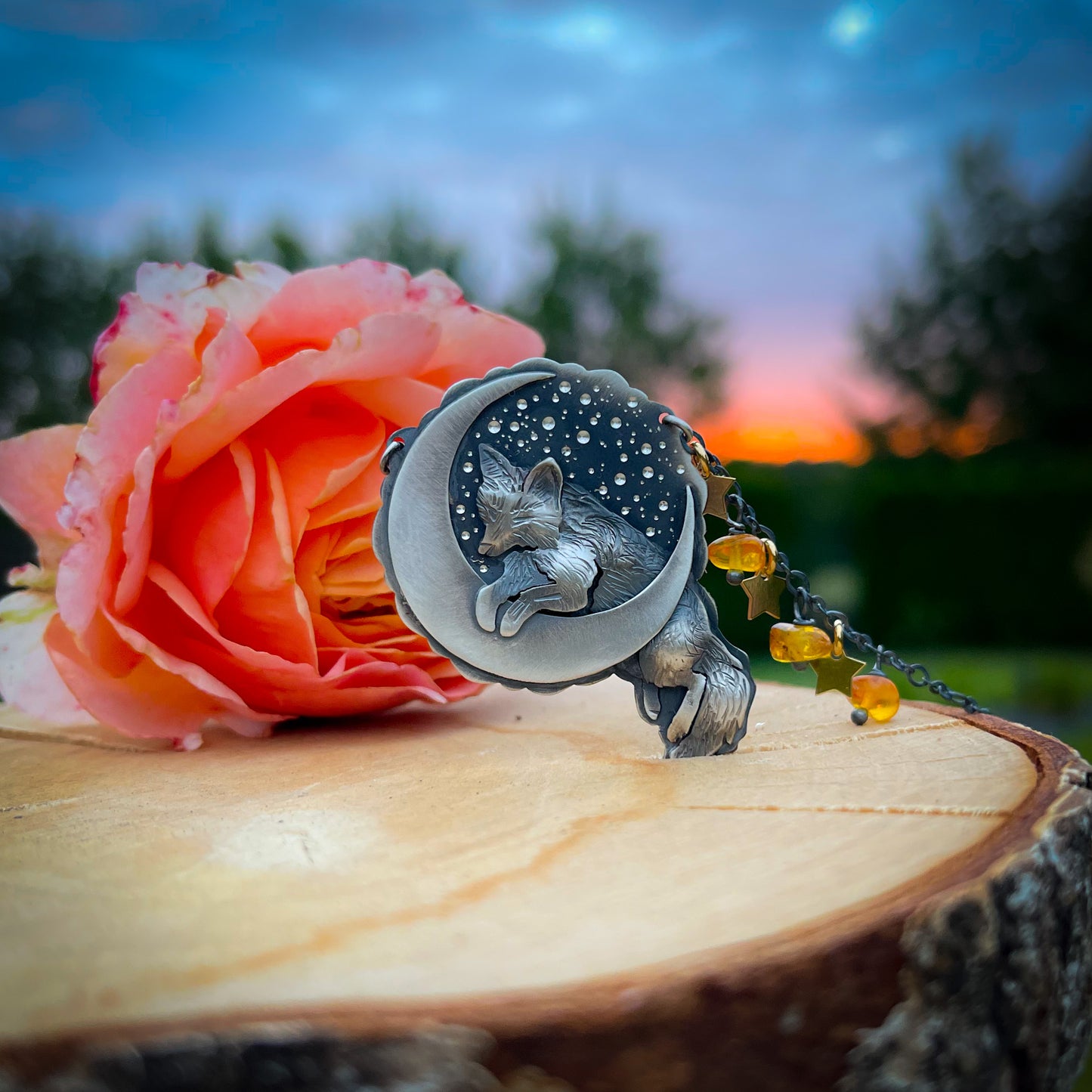 The Fox & The Moon Necklace