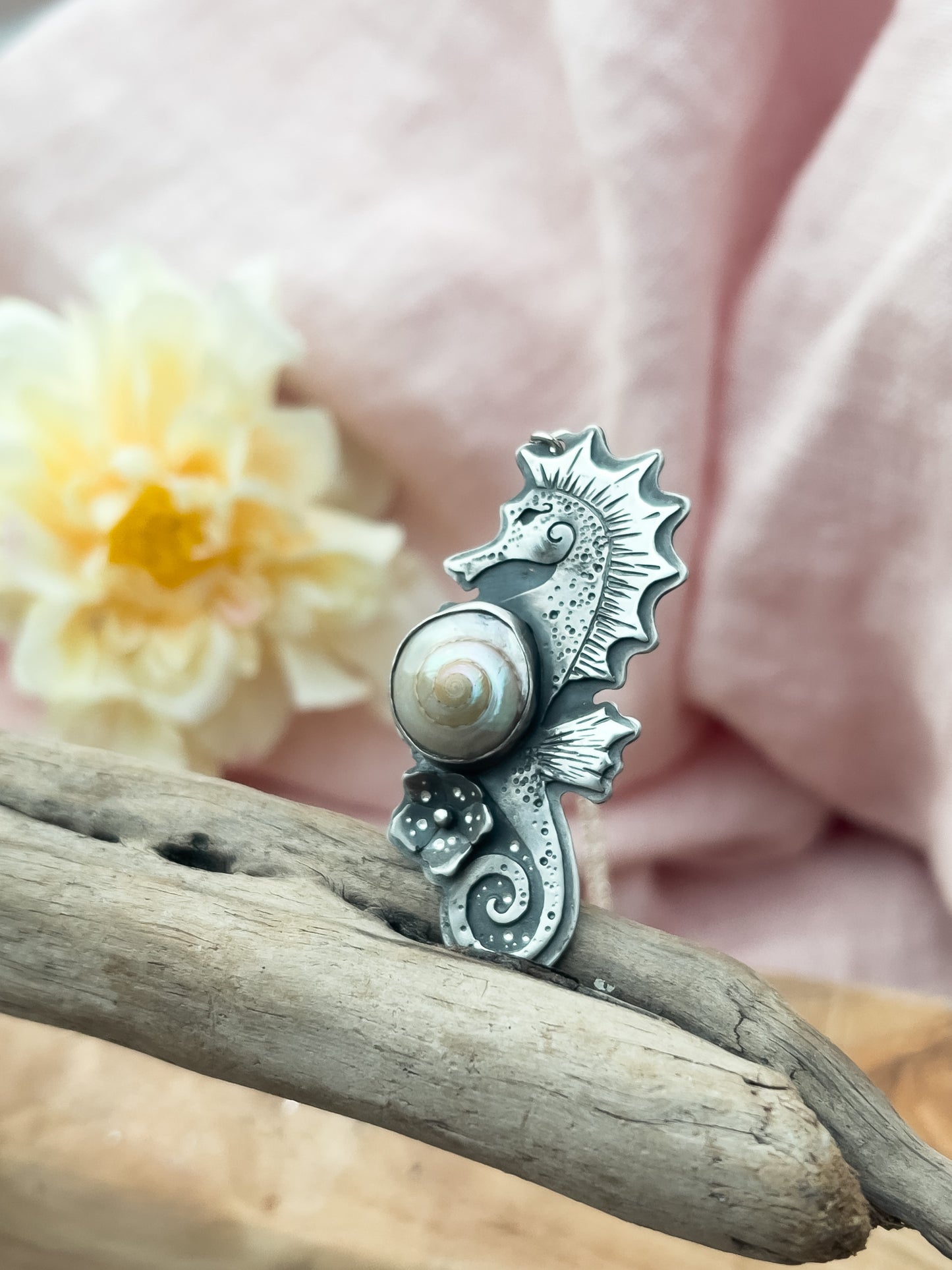 The California Seahorse Necklace I