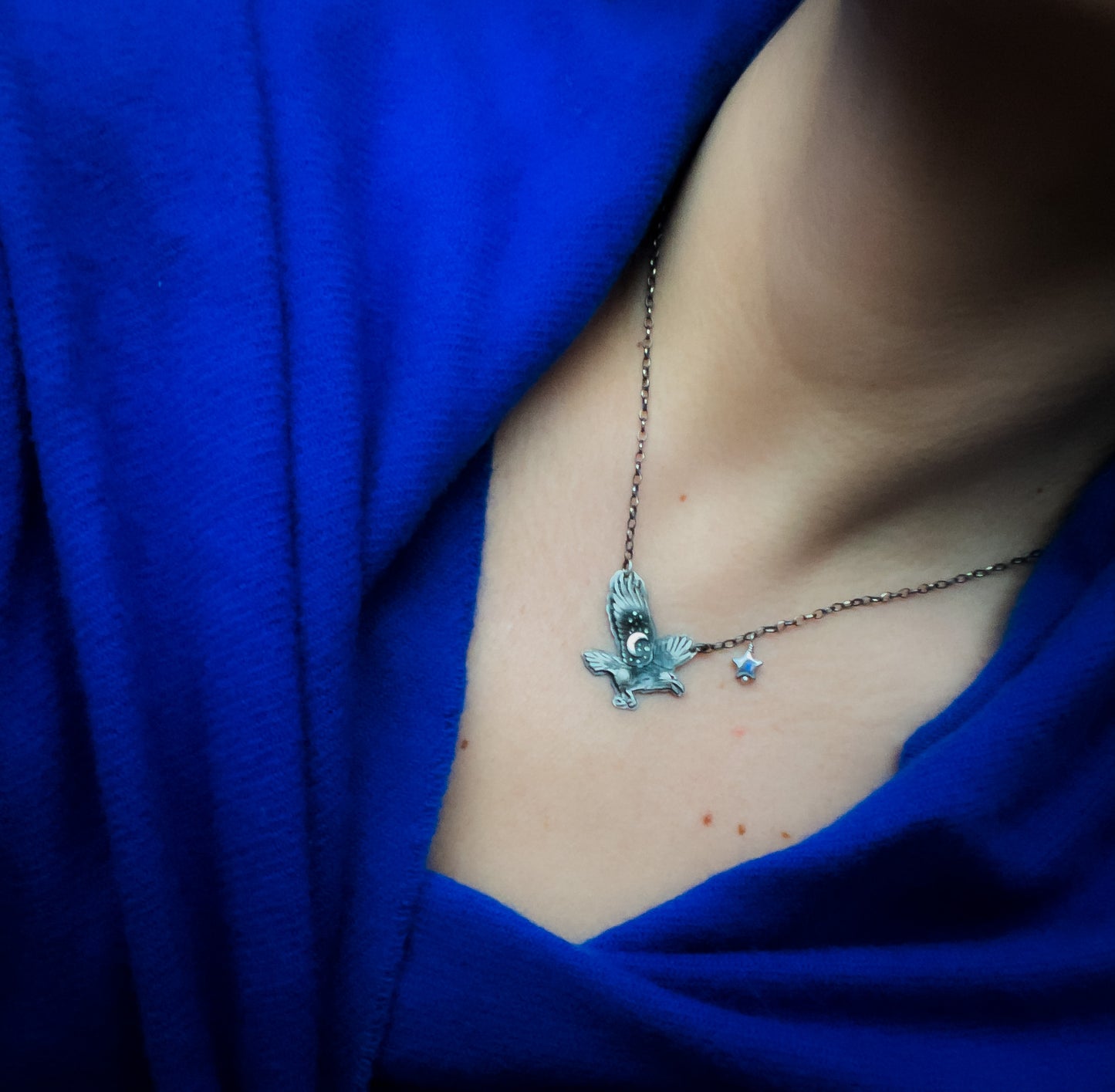 The Raven & The Moon Necklace