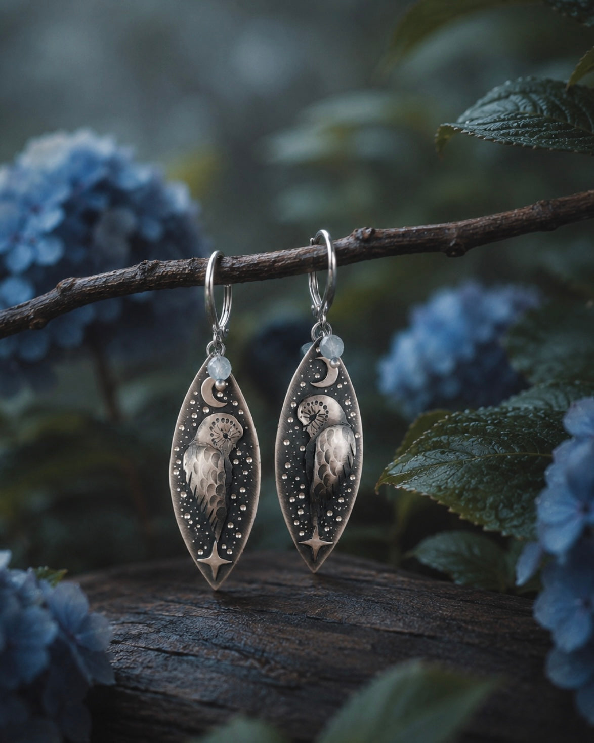 The Barn Owl Totem Earrings