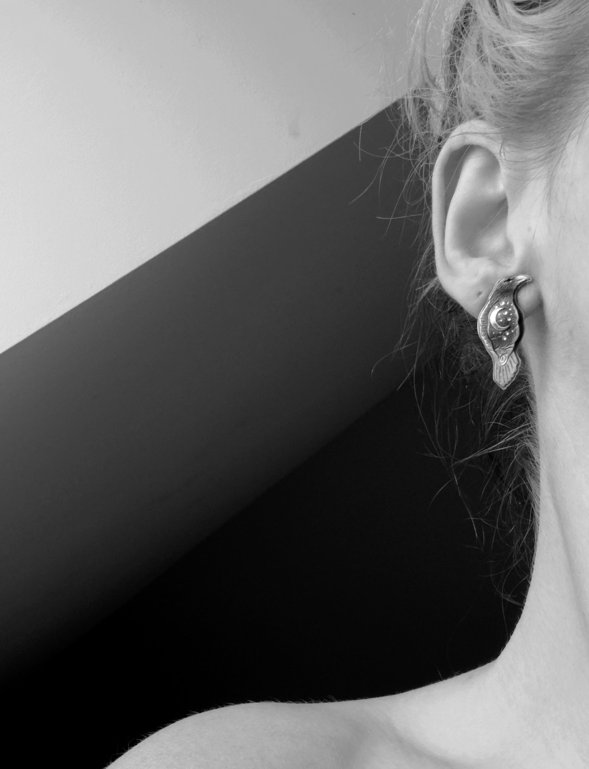 The Raven Stud Earrings