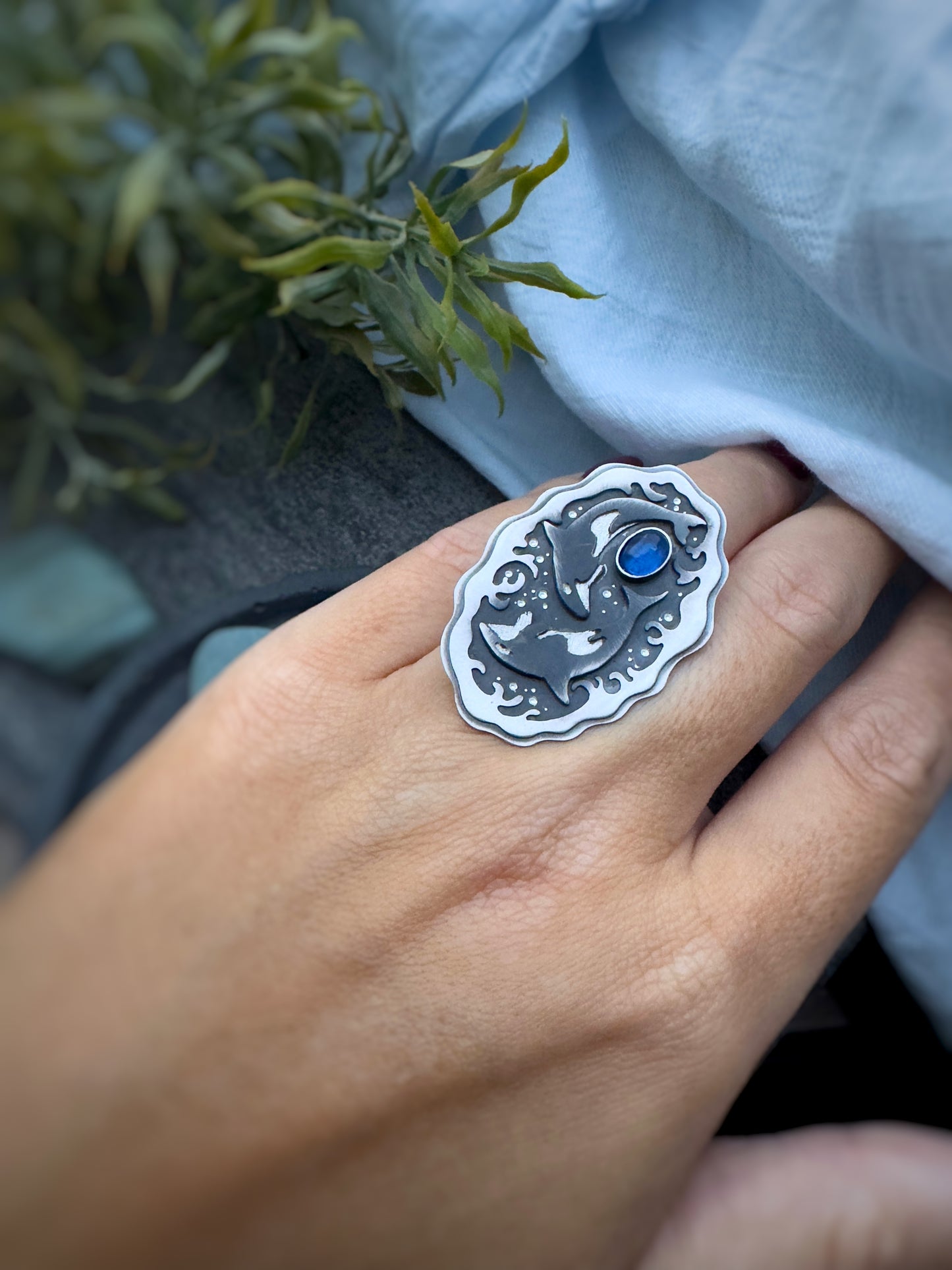 The Orcas Ring- Kyanite