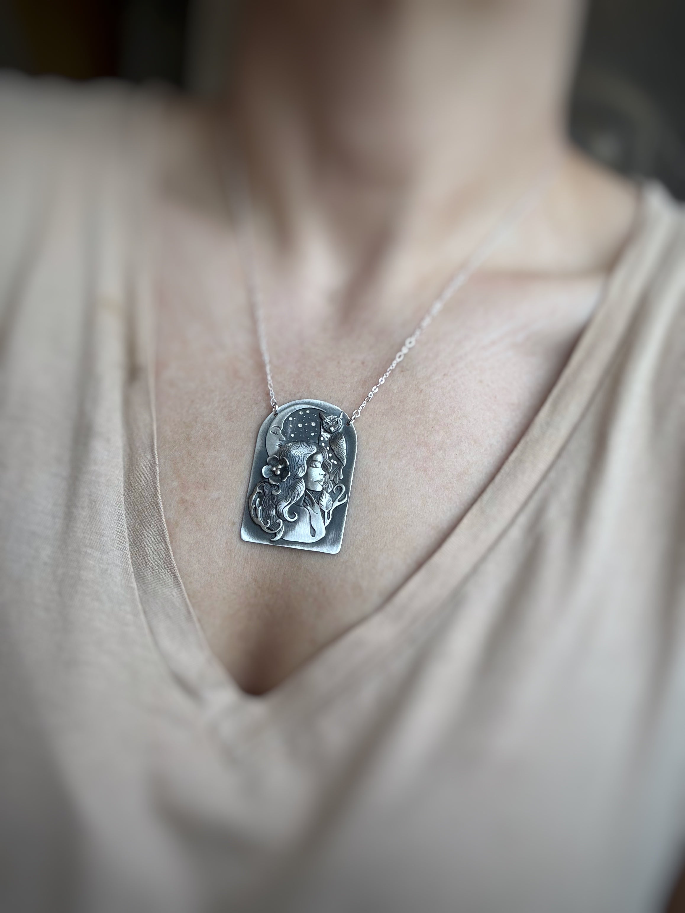 The Girl & The Owl Necklace