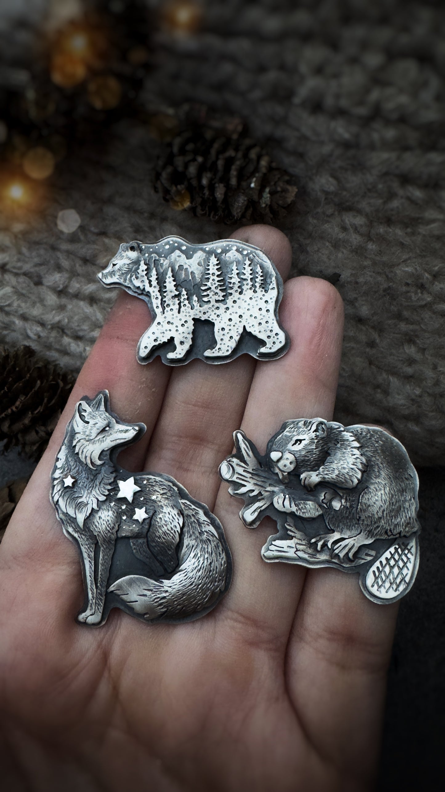 The Beaver Pin or Necklace