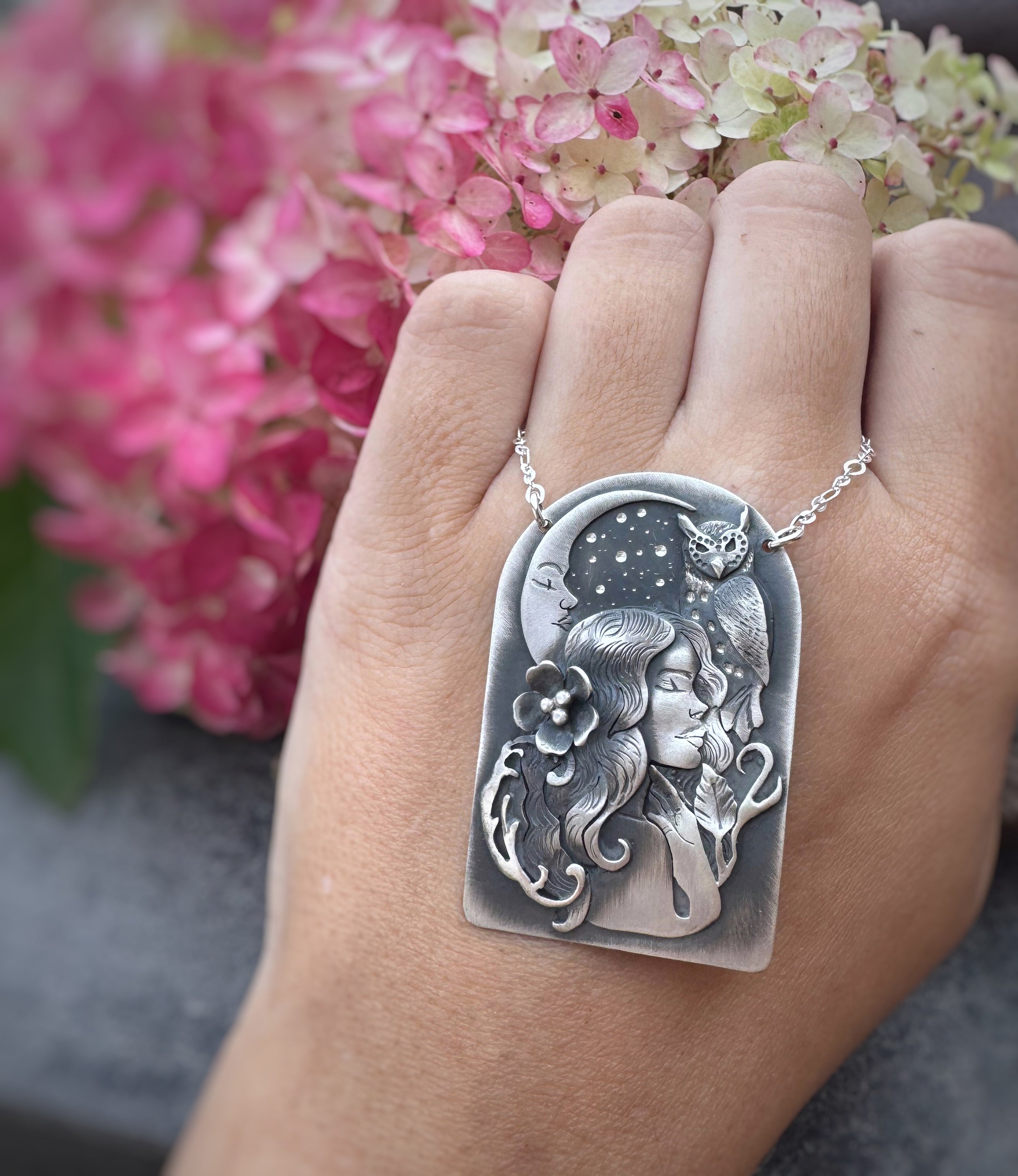 The Girl & The Owl Necklace