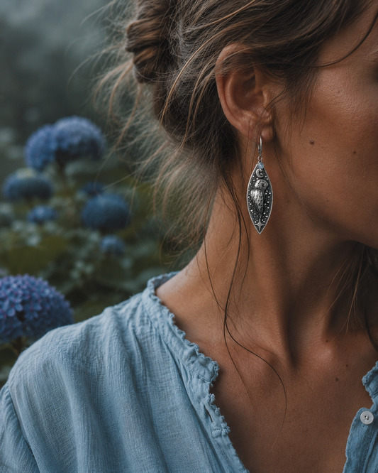 The Barn Owl Totem Earrings