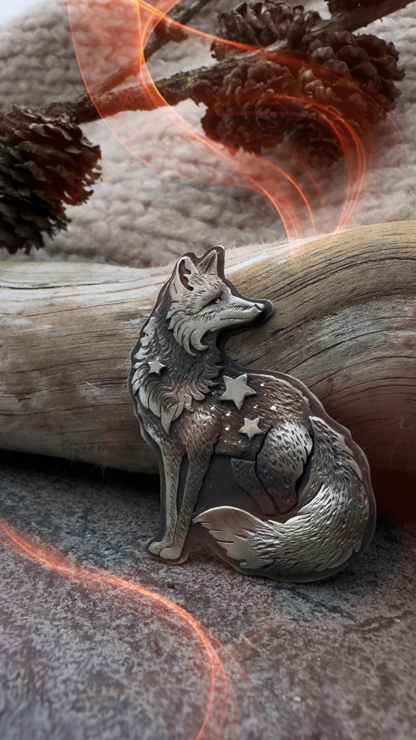 The Fox Pin or Necklace