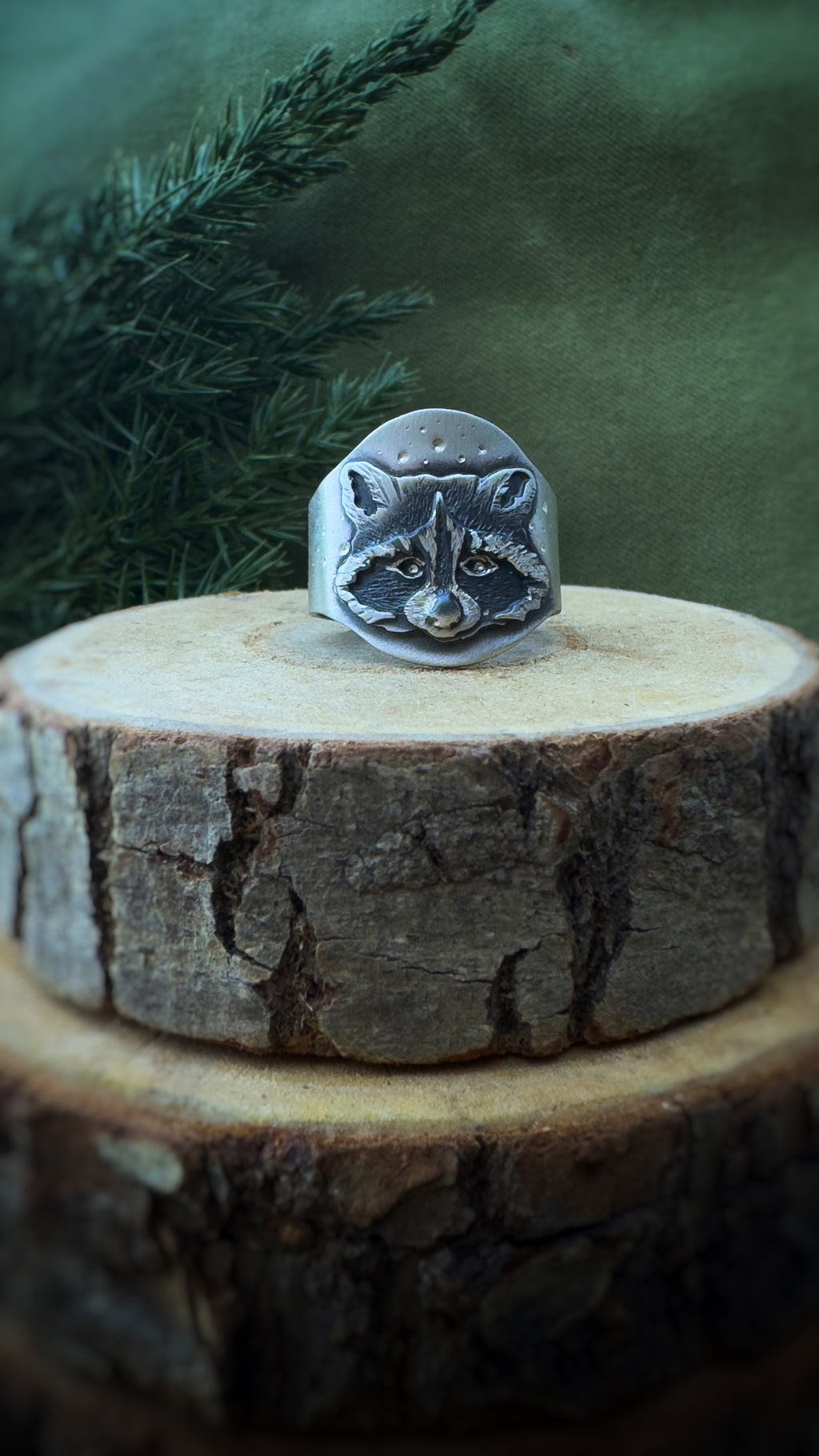 The Raccoon Shield Ring