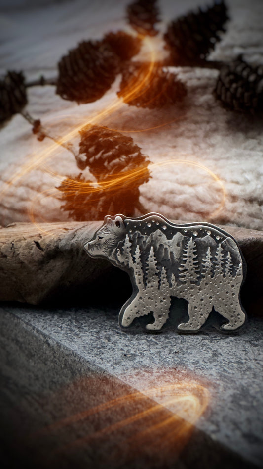 The Bear Pin or Necklace
