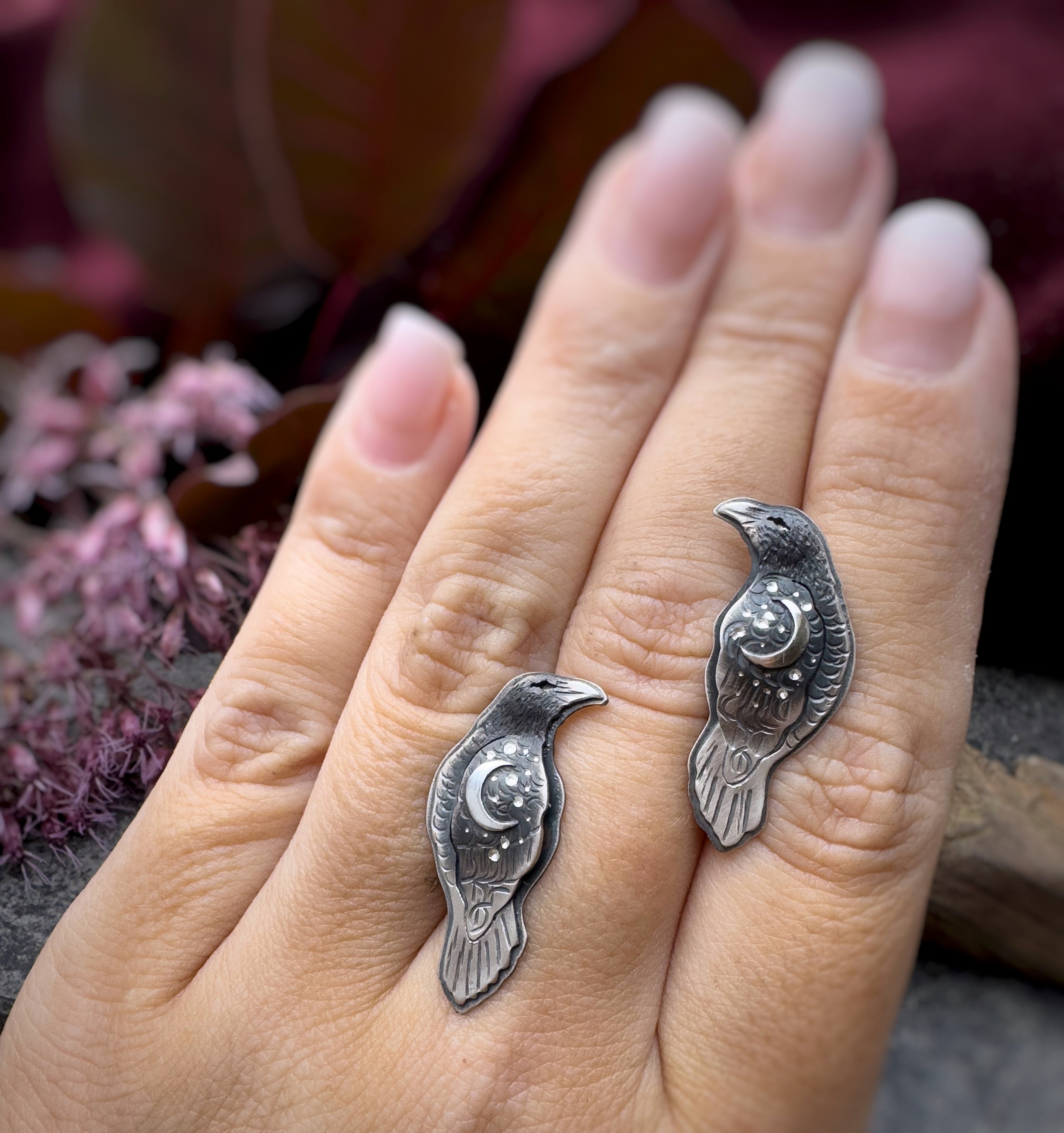 The Raven Stud Earrings