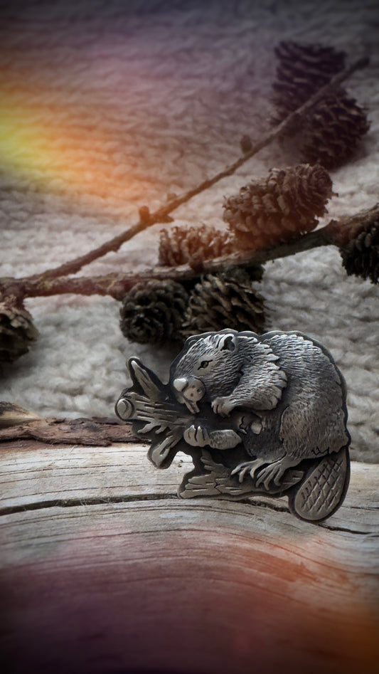 The Beaver Pin or Necklace