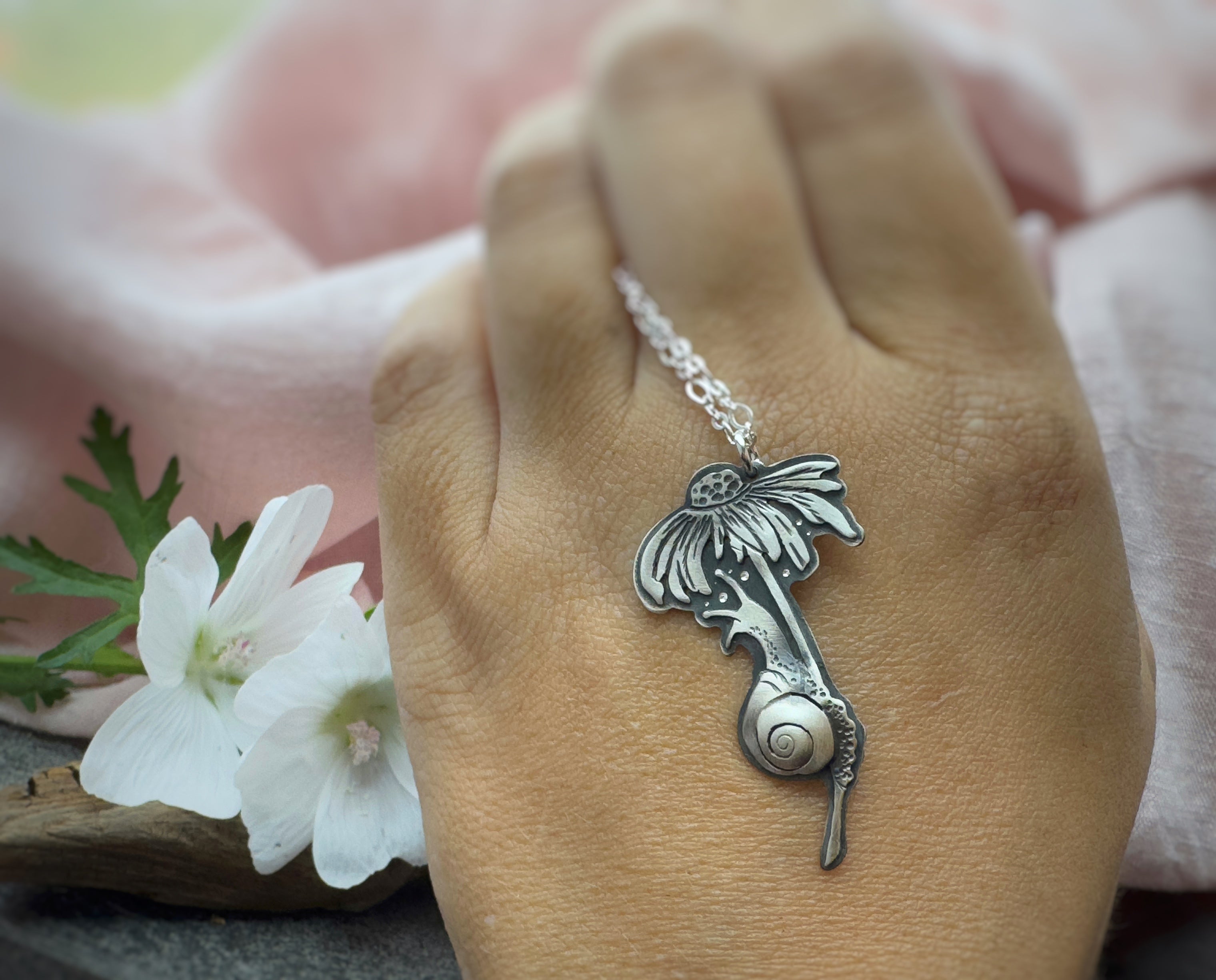 The Meadow Snail Necklace