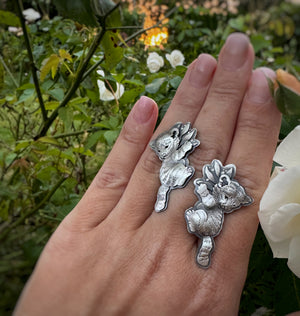 The Climbing Tiger Stud Earrings