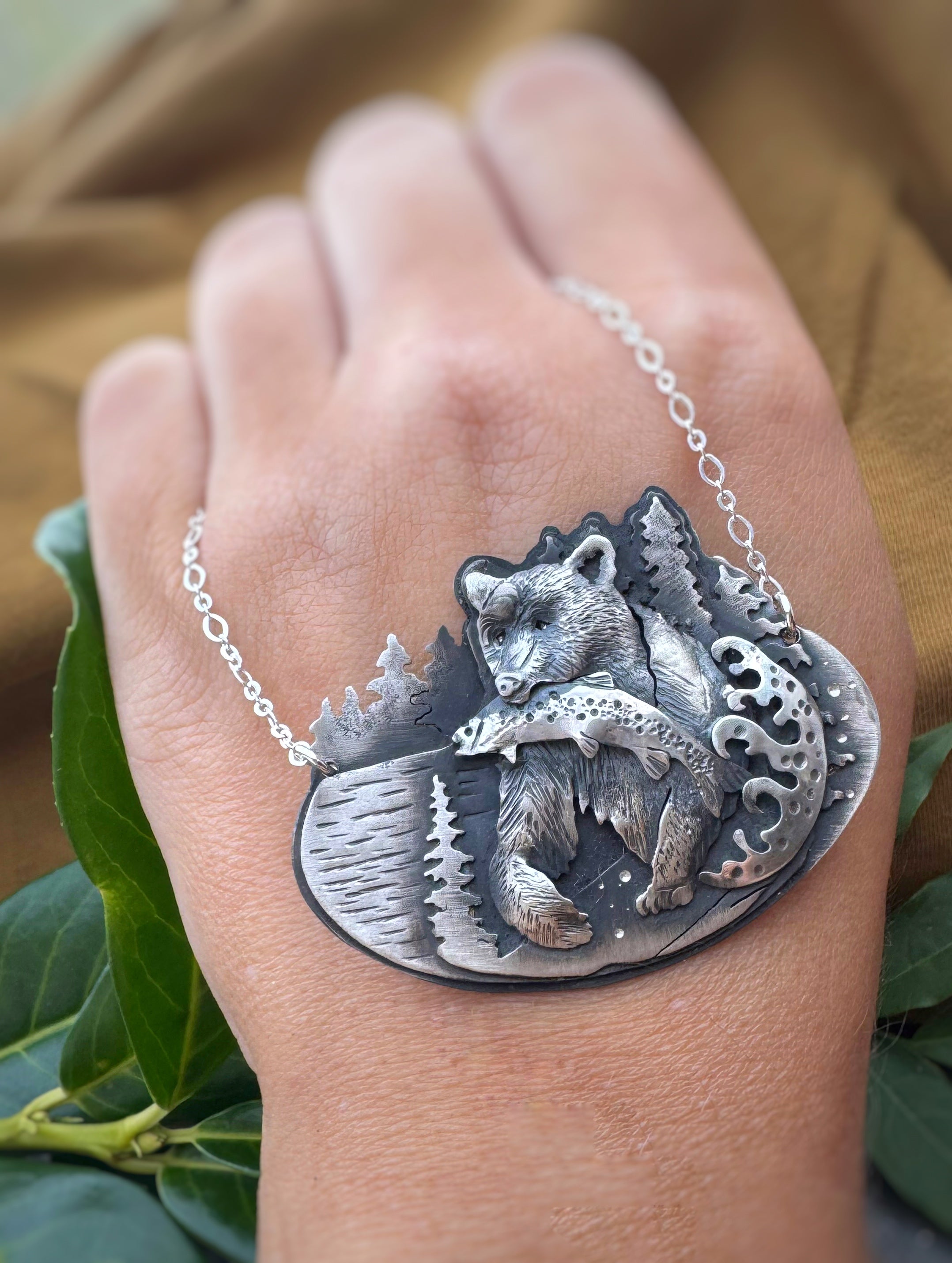 The Hunting Bear Necklace