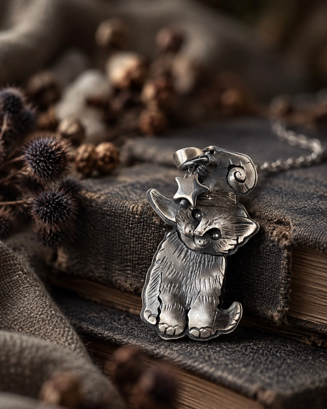 Little Witch Cat Necklace