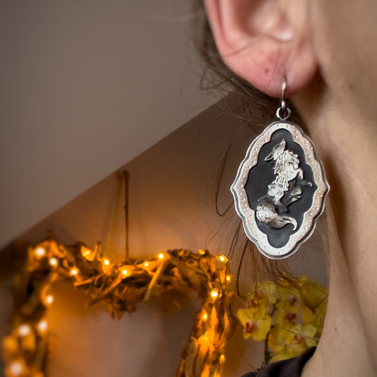 The Fox Shadowbox Earrings