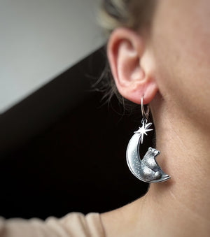 The Moon Bear Earrings