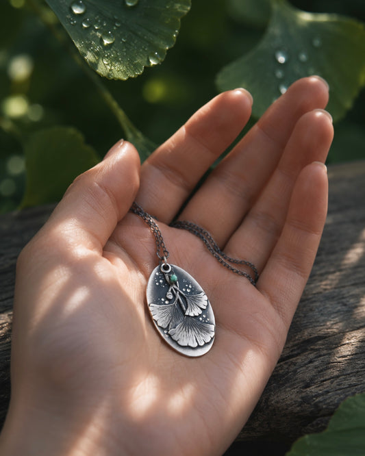 The Gingko Necklace No1
