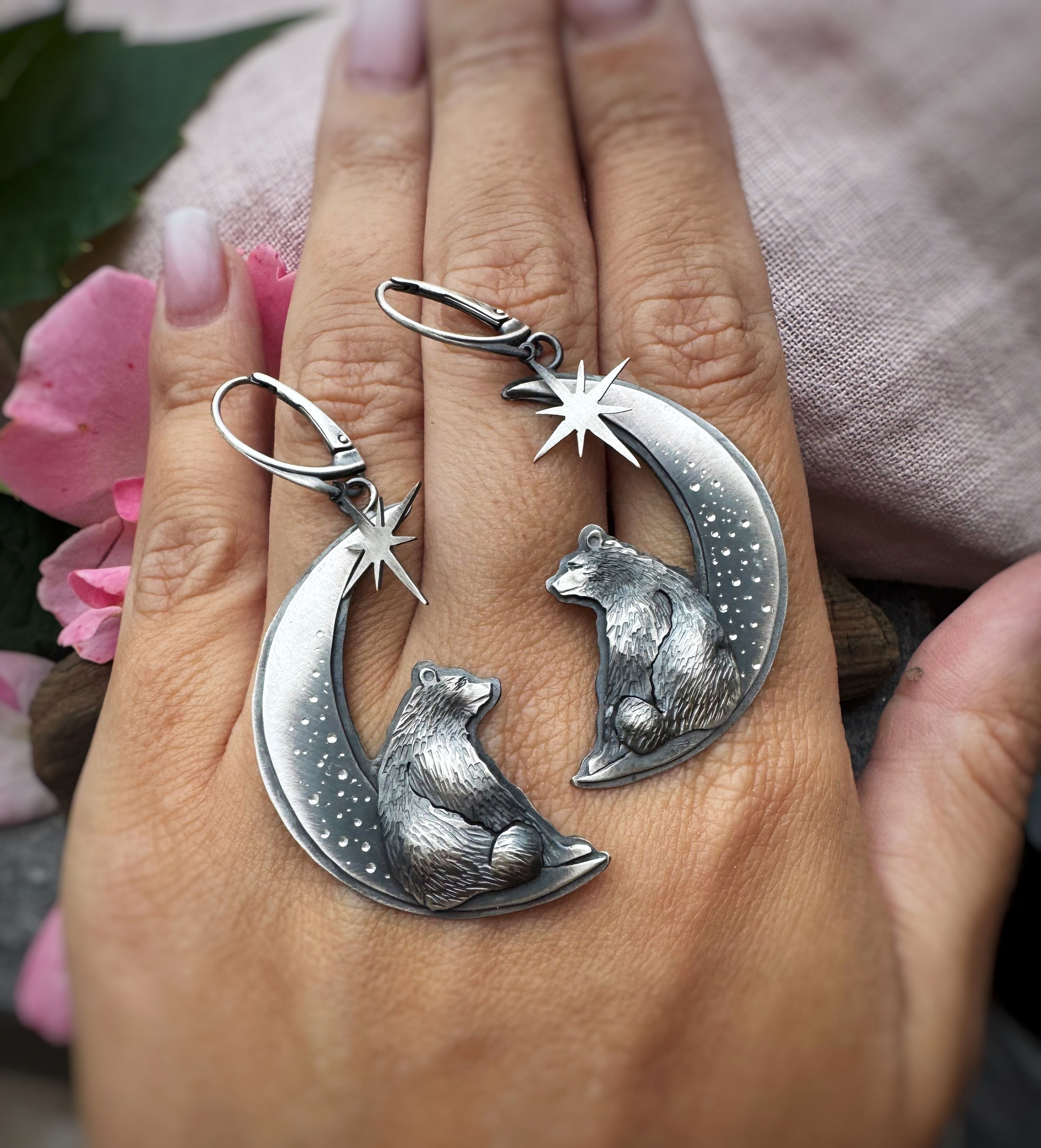 The Moon Bear Earrings