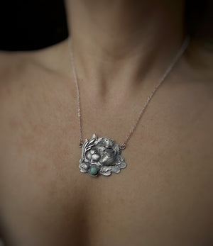The Beaver Mama Necklace & Amazonite