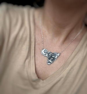 The Climbing Bear Cub Necklace
