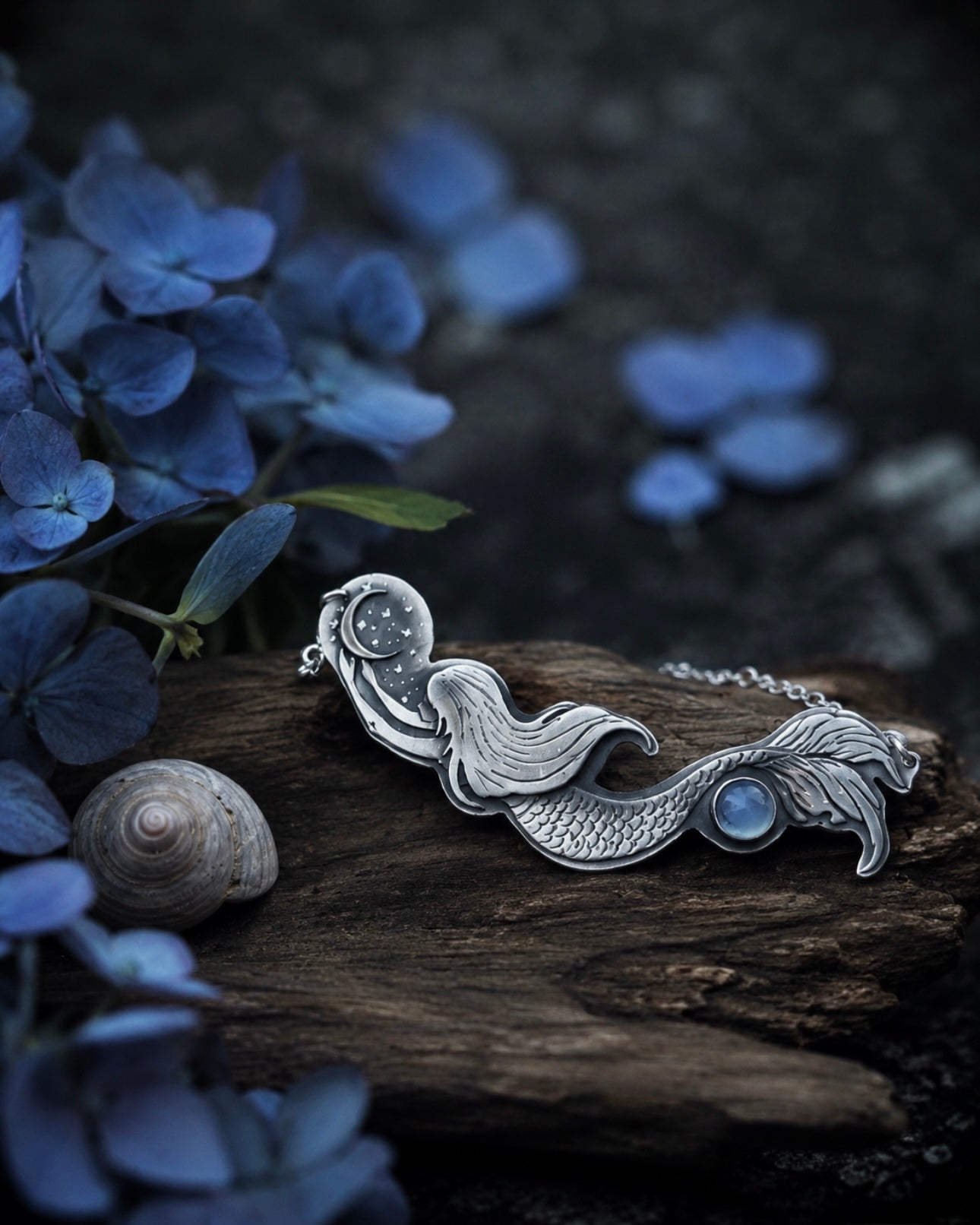 Angel of the Sea Necklace - Mermaid Necklace