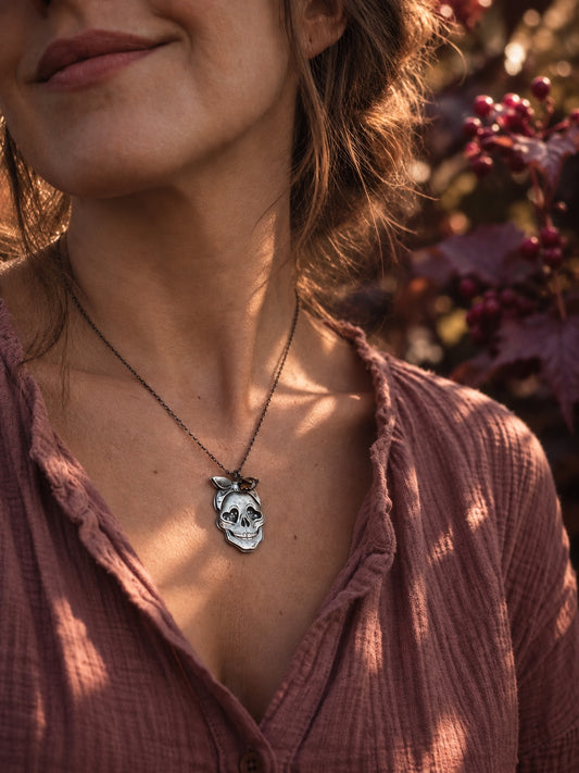 The Pin Up Skull Necklace