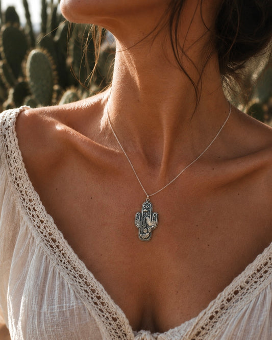 Saguaro Landscape Necklace