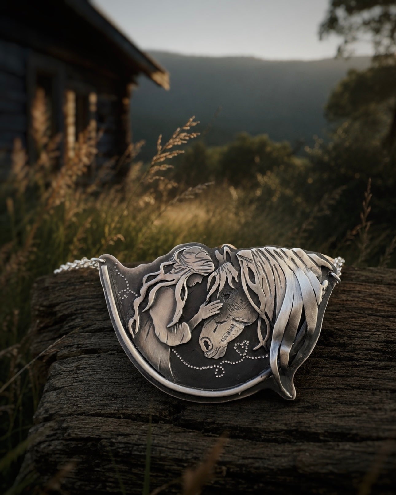 Moonlit Bond Horse Necklace - Balance payment