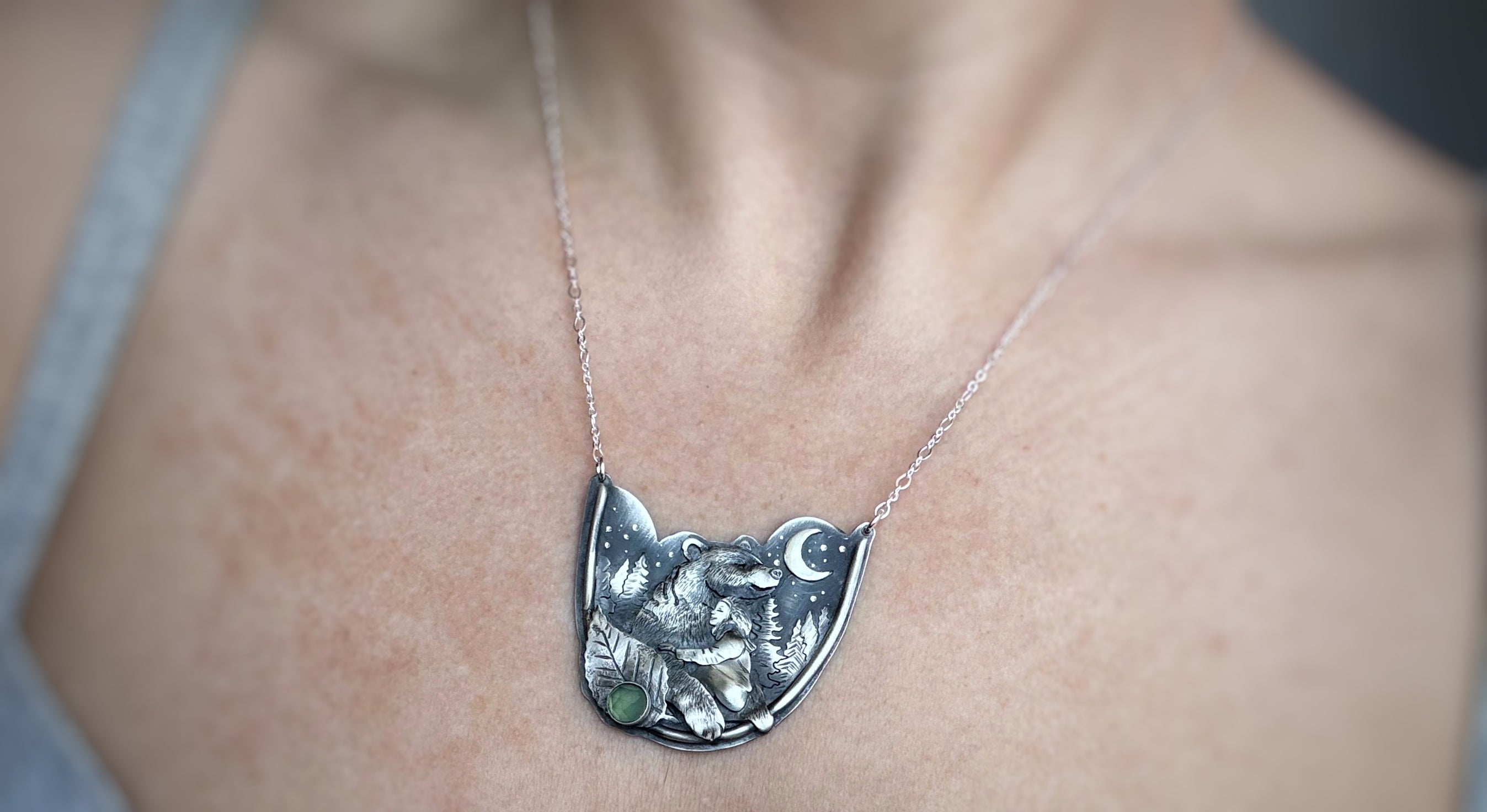The Guardian Bear Necklace