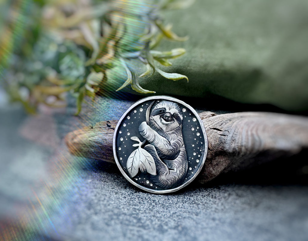 The Smiling Sloth Ring
