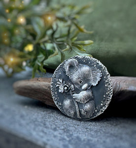 The Baby Koala Ring or Necklace