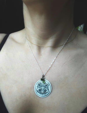 The Raccoon Totem Necklace