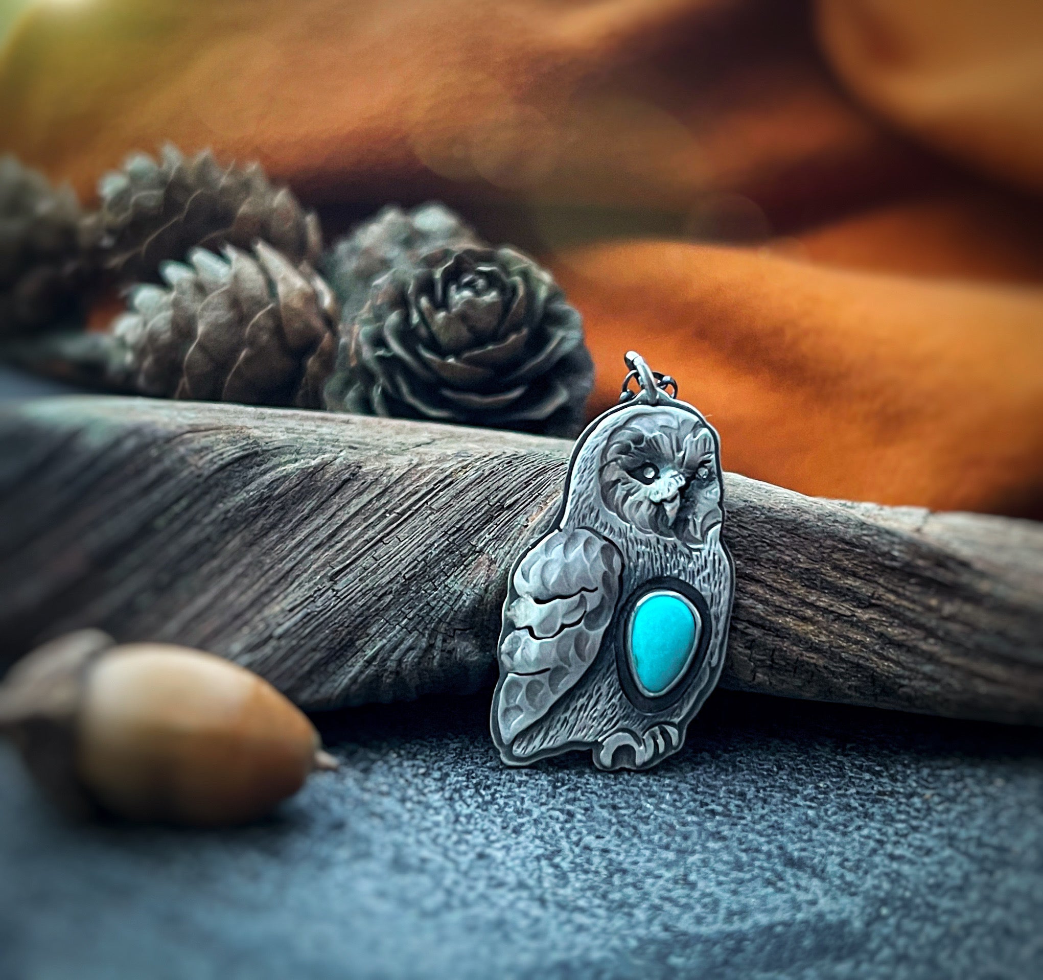 The Turquoise Owl Necklace